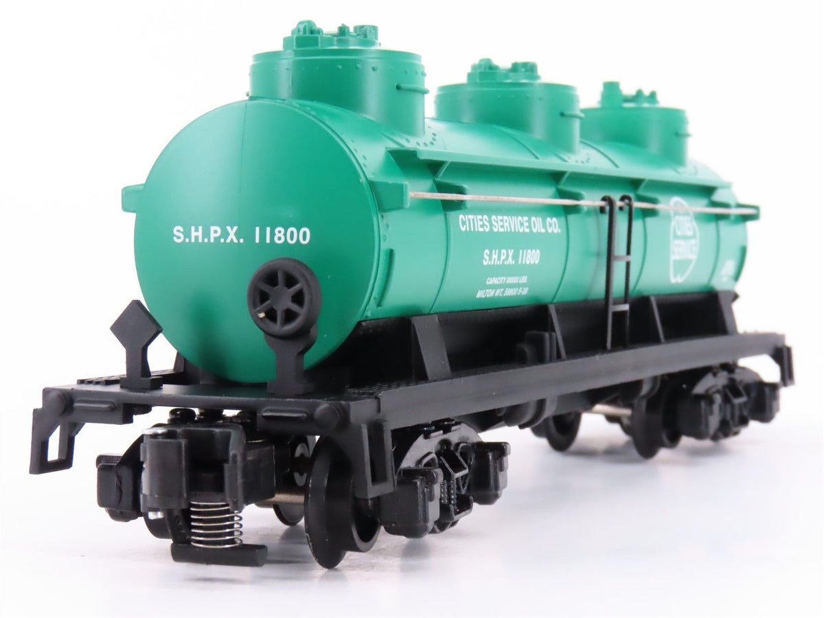 S Scale American Flyer 6-48438 SHPX Cities Services 3 Dome Tankcar #11800