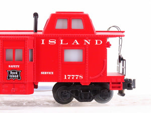 S Scale American Flyer 6-48722 RI Rock Island Lighted Caboose #17778