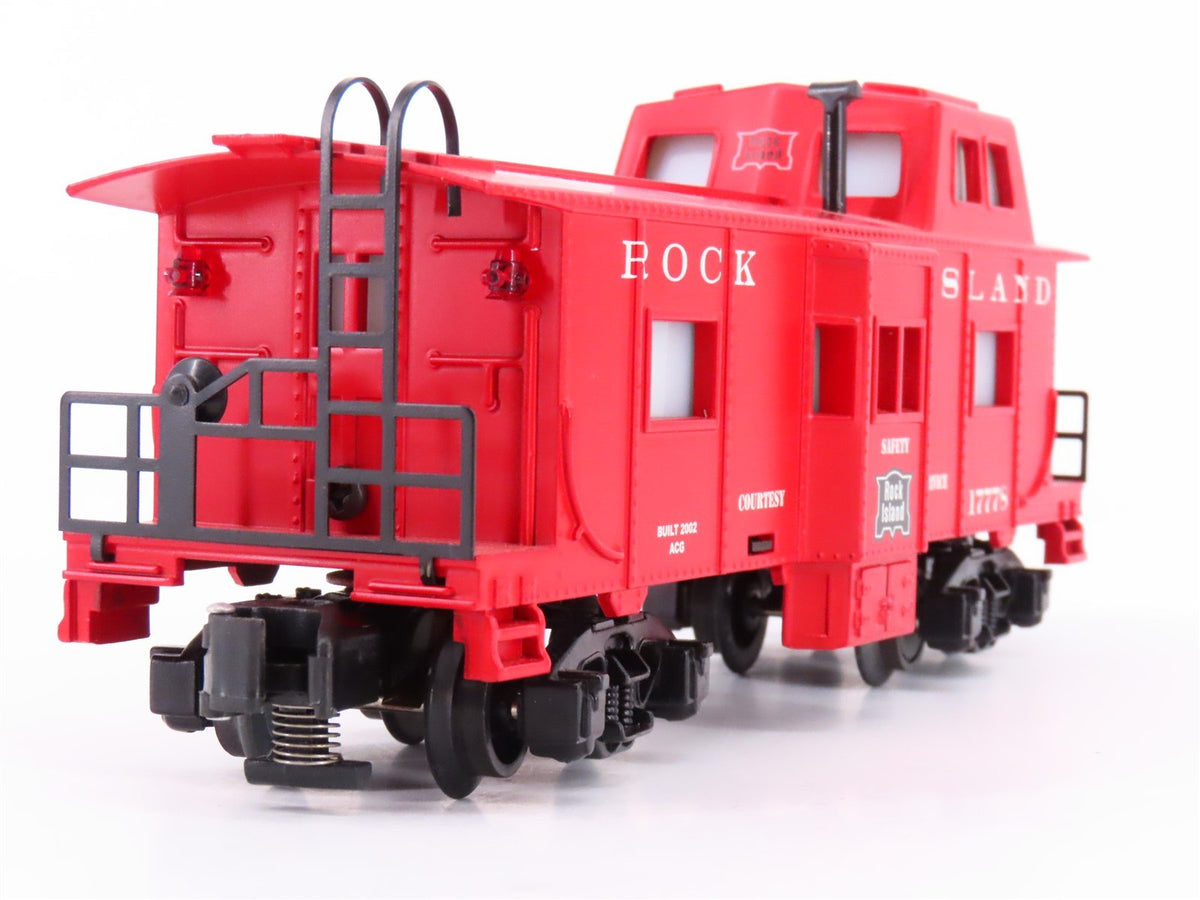 S Scale American Flyer 6-48722 RI Rock Island Lighted Caboose #17778