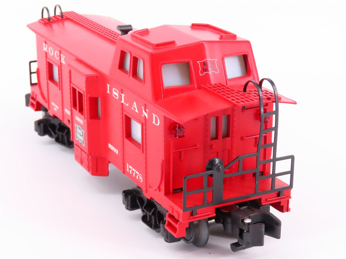 S Scale American Flyer 6-48722 RI Rock Island Lighted Caboose #17778