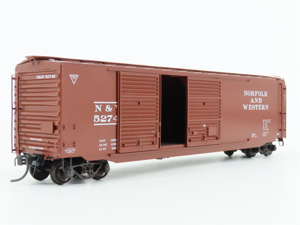 HO Scale Kadee 6705 N&amp;W Norfolk &amp; Western 50&#39; Double Door Box Car #52749