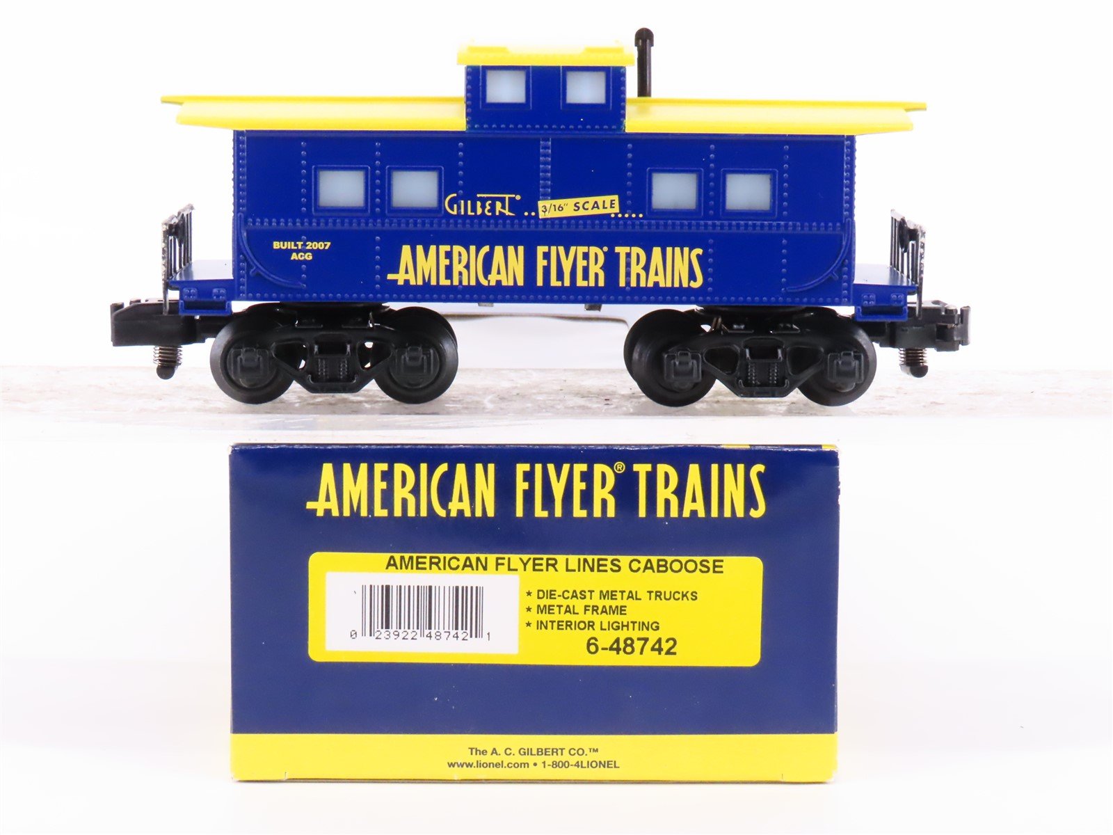 S Scale American Flyer 6-48742 American Flyer Caboose