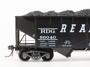 HO Scale Kadee 7011 RDG Reading Lines 2-Bay Open Hopper #86040