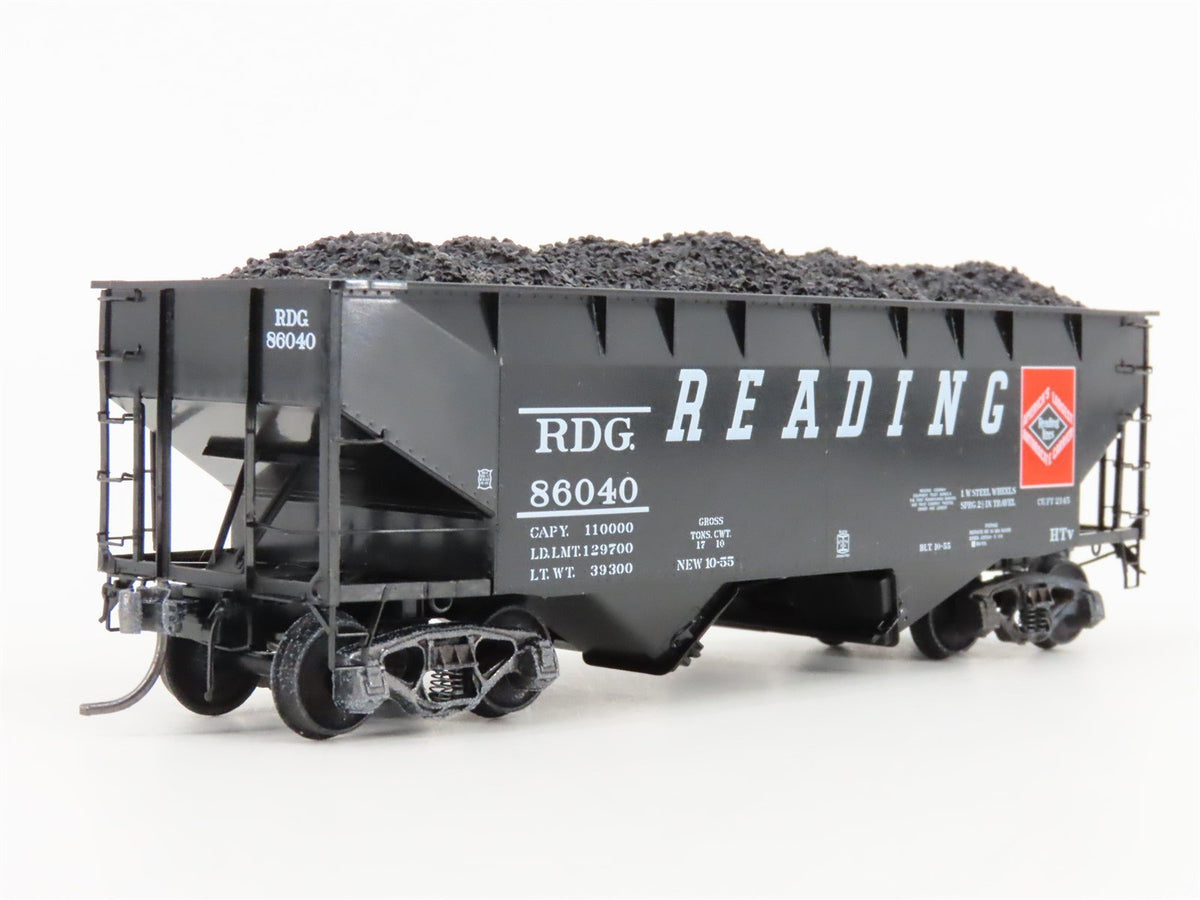 HO Scale Kadee 7011 RDG Reading Lines 2-Bay Open Hopper #86040