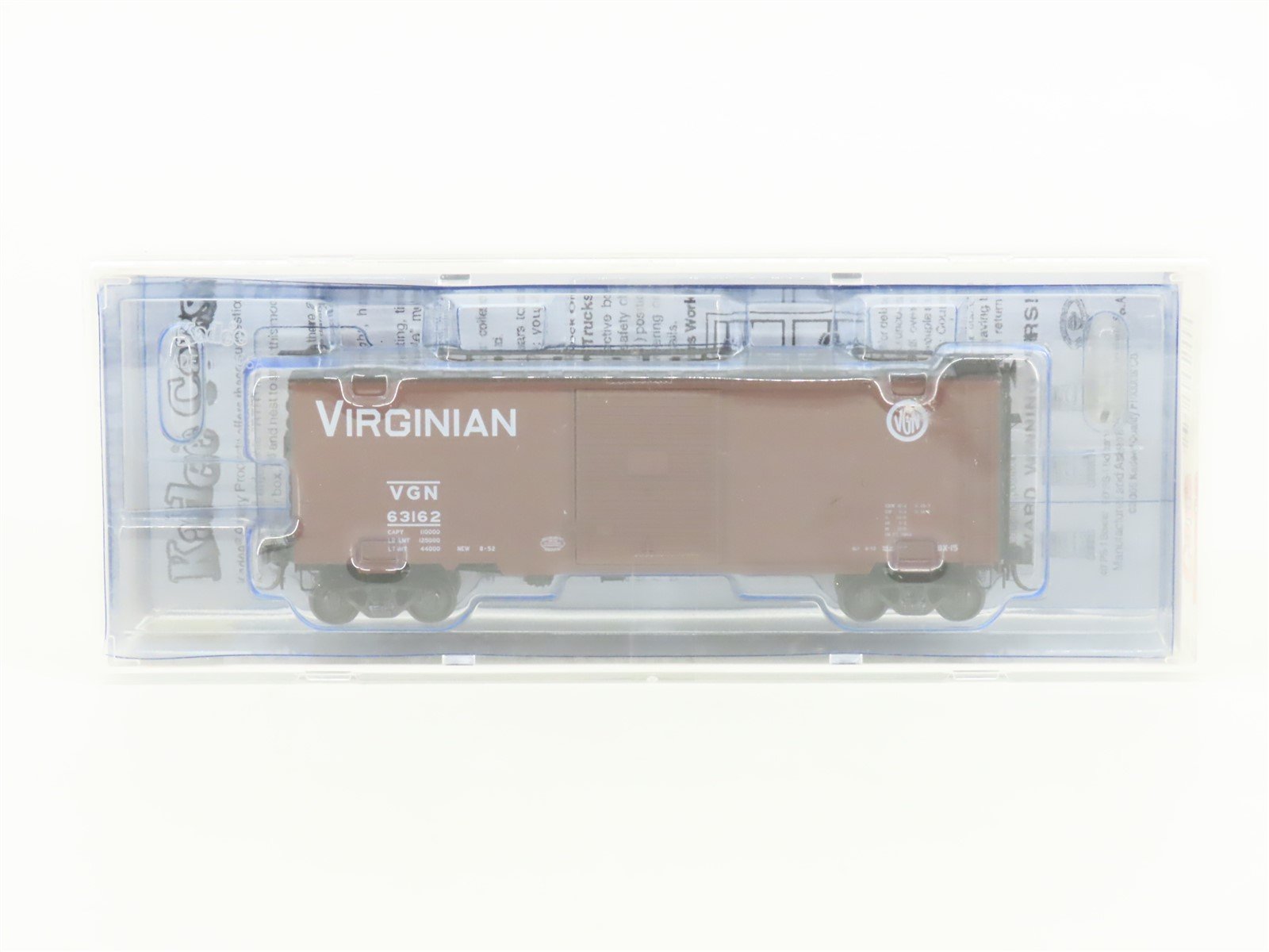 HO Scale Kadee 5009 VGN Virginian 40' Single Door Box Car #63162 - Sealed