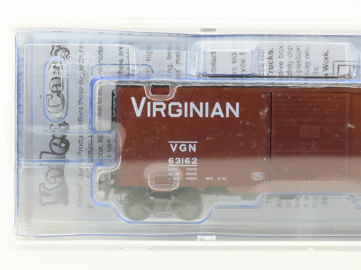 HO Scale Kadee 5009 VGN Virginian 40&#39; Single Door Box Car #63162 - Sealed