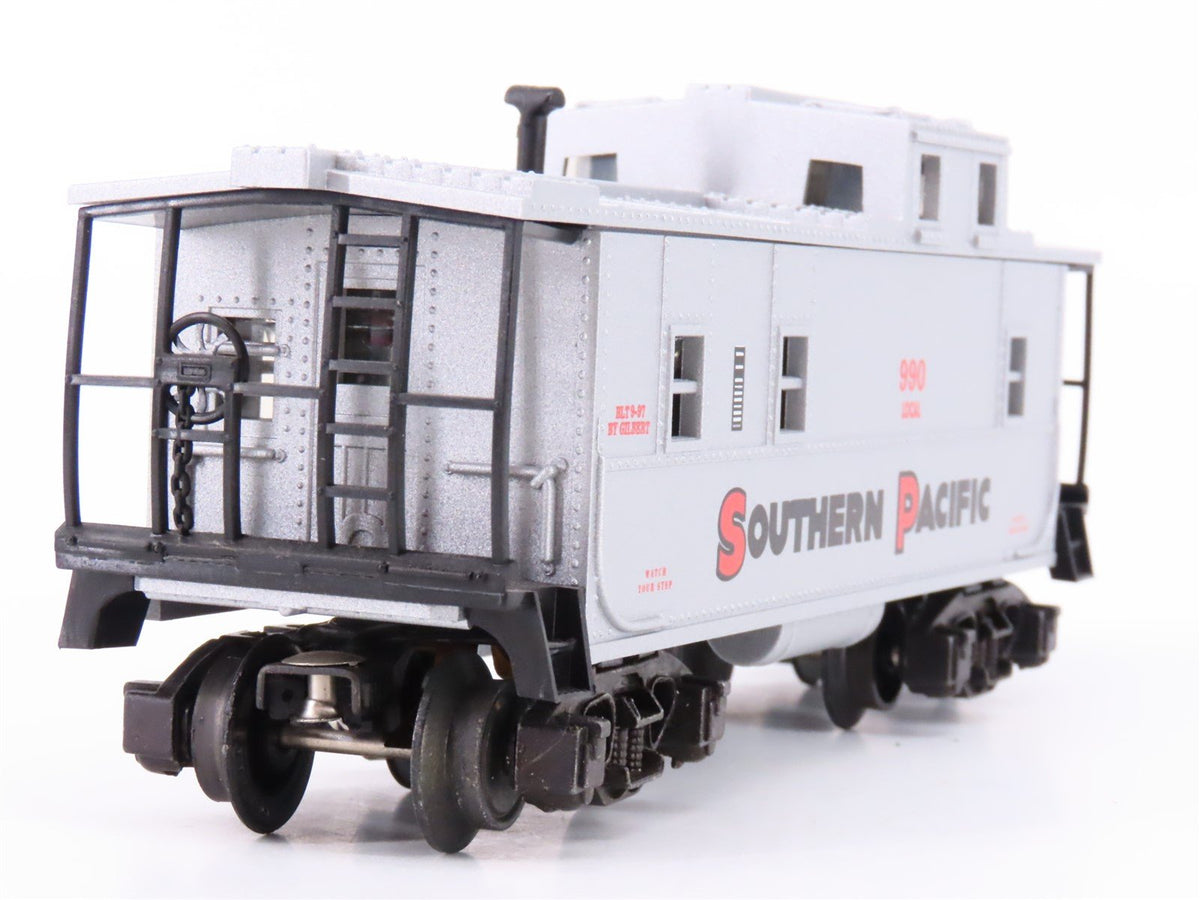 S Scale American Flyer SP Southern Pacific Square Window Lighted Caboose #990