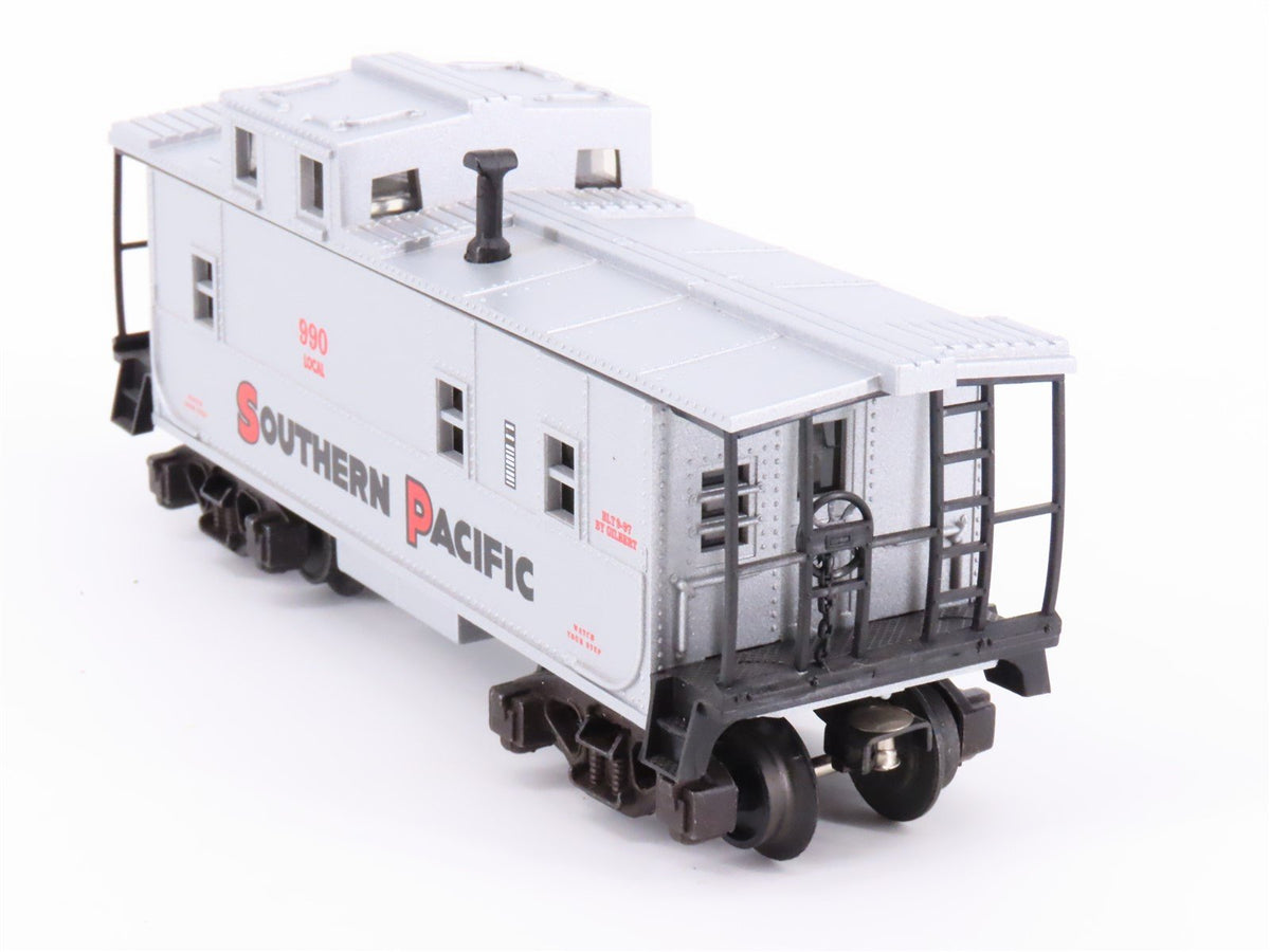 S Scale American Flyer SP Southern Pacific Square Window Lighted Caboose #990