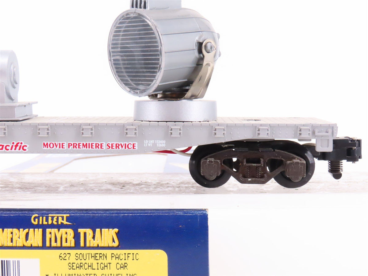 S Scale American Flyer 6-48516 SP Southern Pacific Searchlight Flatcar #627