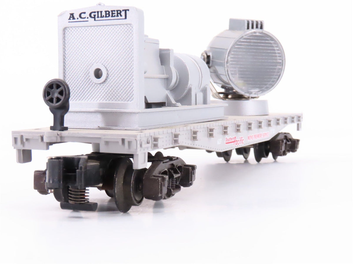 S Scale American Flyer 6-48516 SP Southern Pacific Searchlight Flatcar #627