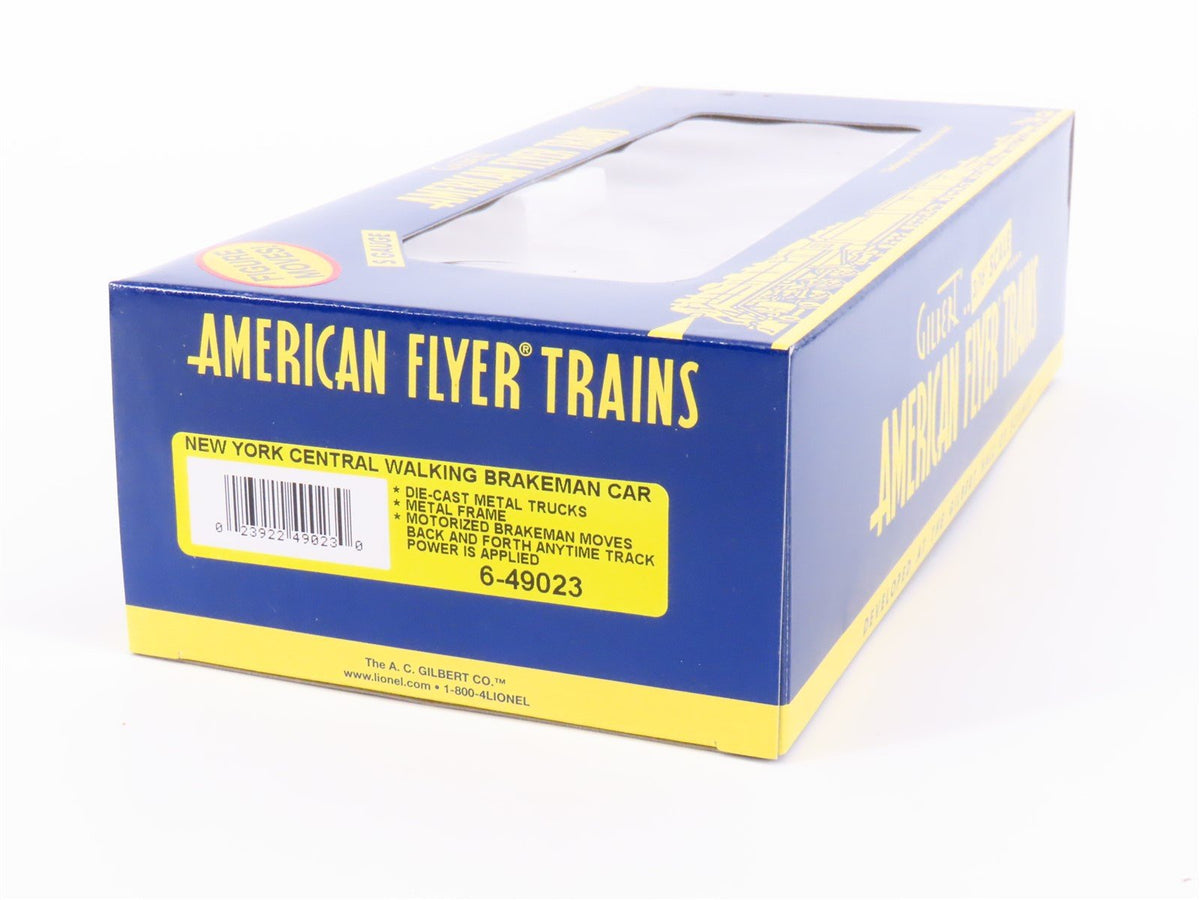 S Scale American Flyer 6-49023 NYC Railway Walking Brakeman Boxcar #174226