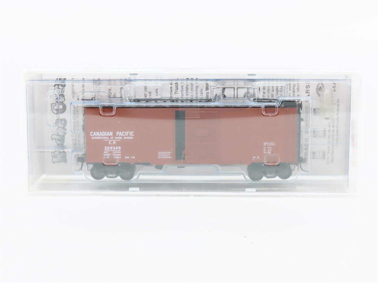 HO Scale Kadee 4011 CP Canadian Pacific 40' Single Door Box Car #269349 - Sealed