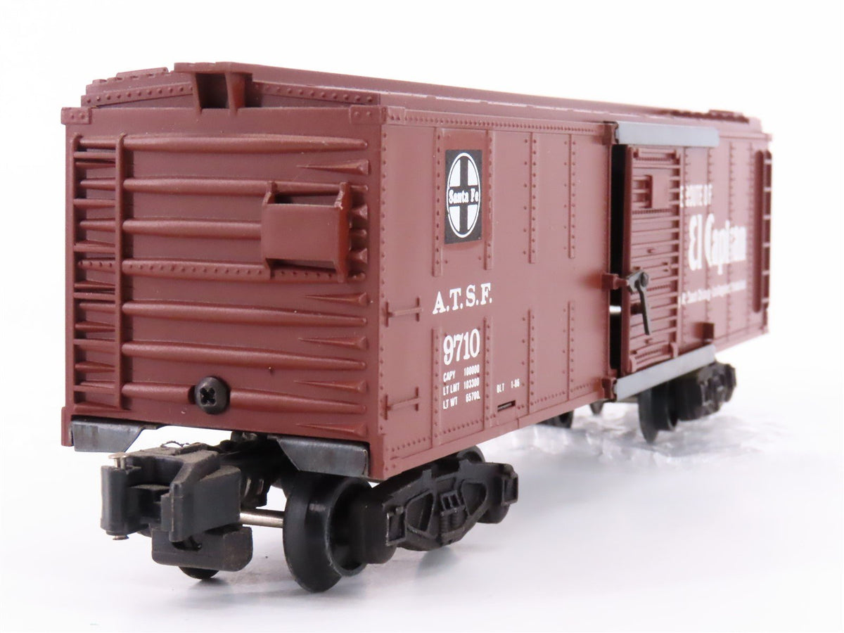 S Scale American Flyer 6-9710 ATSF Santa Fe 40&#39; Boxcar #9710