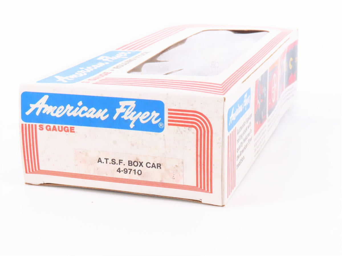 S Scale American Flyer 6-9710 ATSF Santa Fe 40&#39; Boxcar #9710