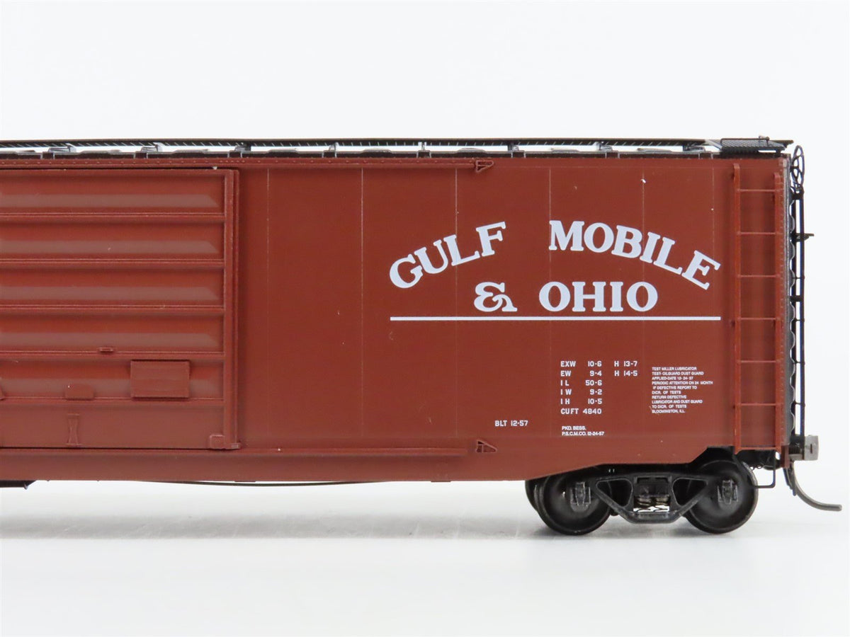 HO Scale Kadee 6018 GM&amp;O Gulf Mobile &amp; Ohio 50&#39; Single Door Box Car #9775