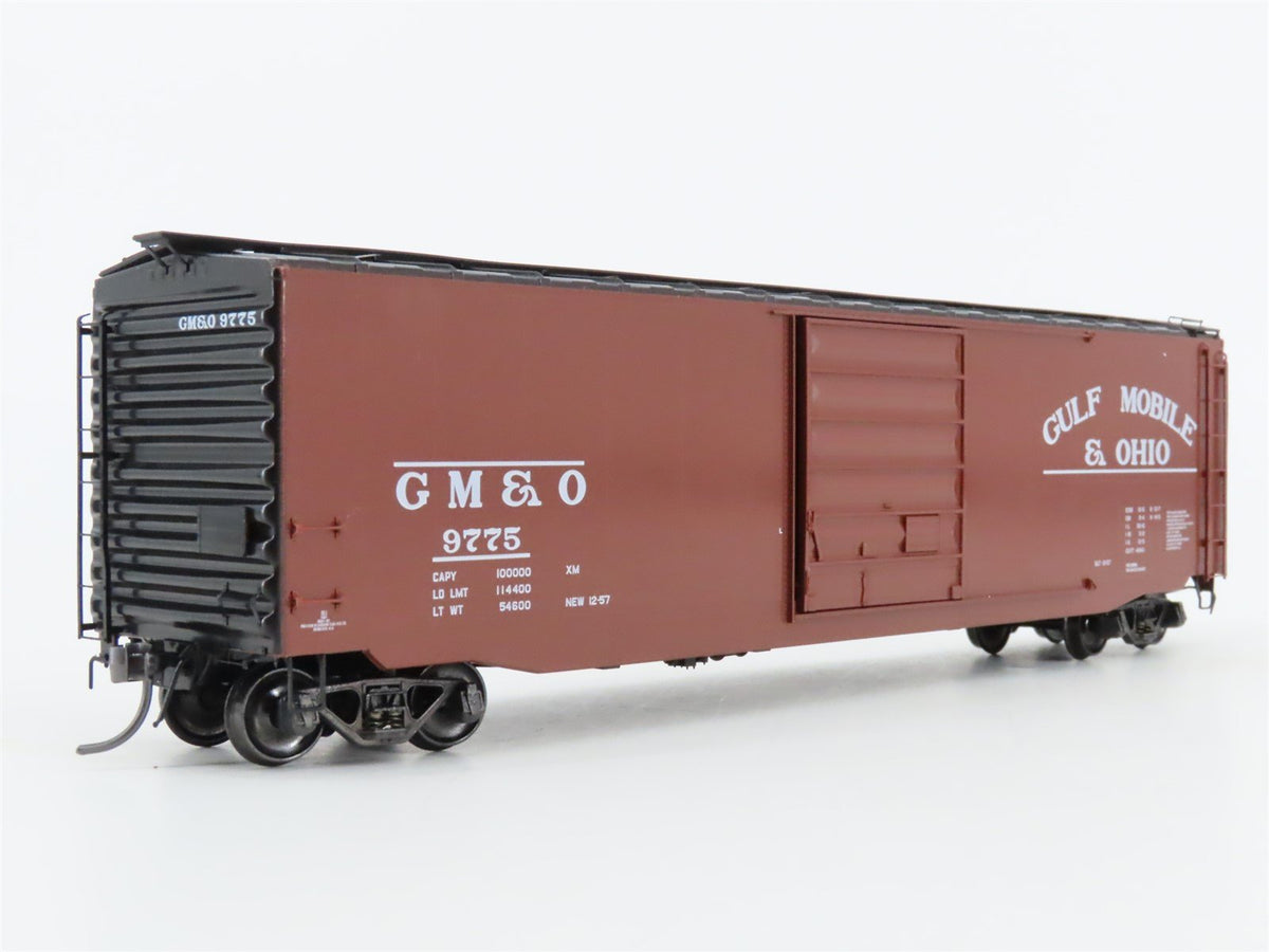 HO Scale Kadee 6018 GM&amp;O Gulf Mobile &amp; Ohio 50&#39; Single Door Box Car #9775