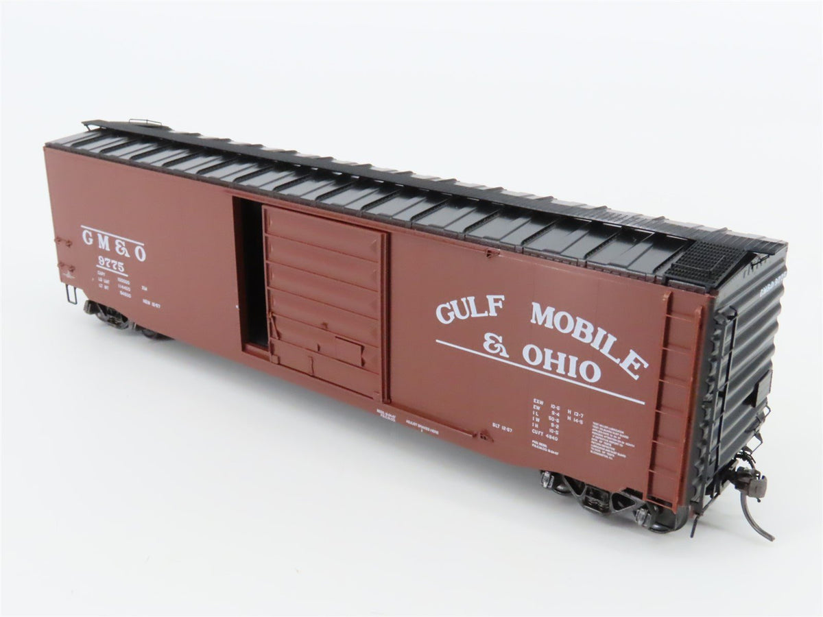 HO Scale Kadee 6018 GM&amp;O Gulf Mobile &amp; Ohio 50&#39; Single Door Box Car #9775