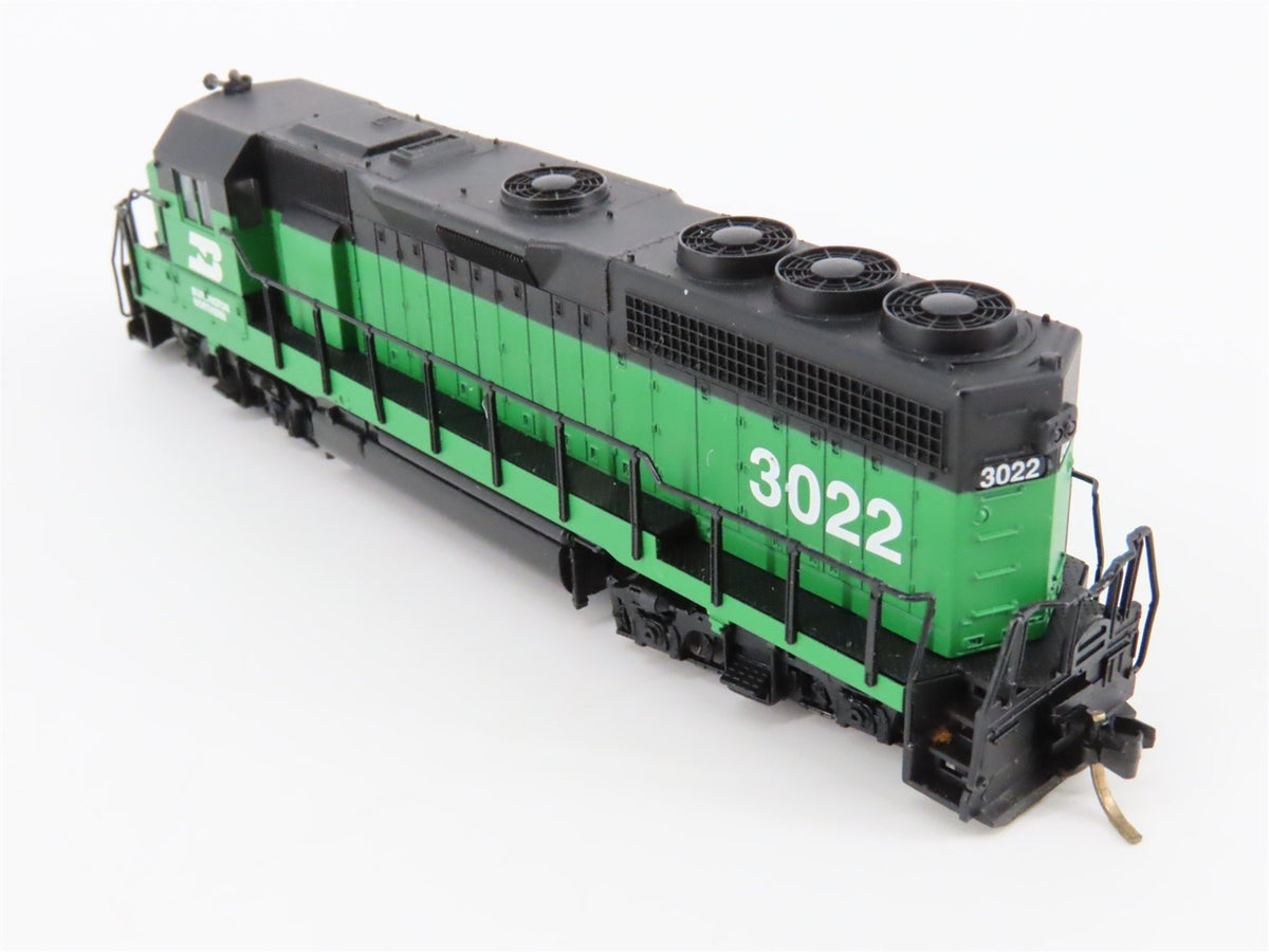 N Scale Atlas BN Burlington Northern EMD GP40 Diesel Locomotive #3022