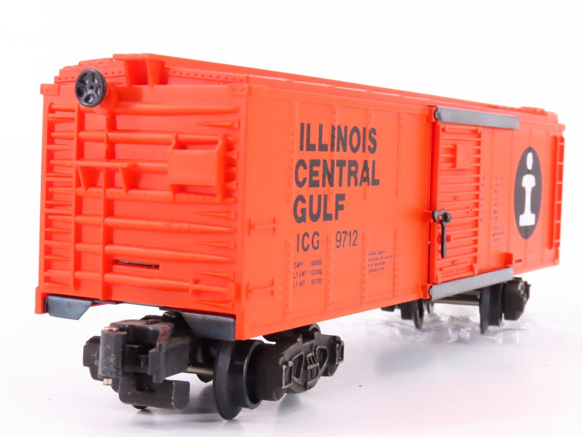 S Scale American Flyer 4-9712 IC Illinois Central 40&#39; Boxcar #9712