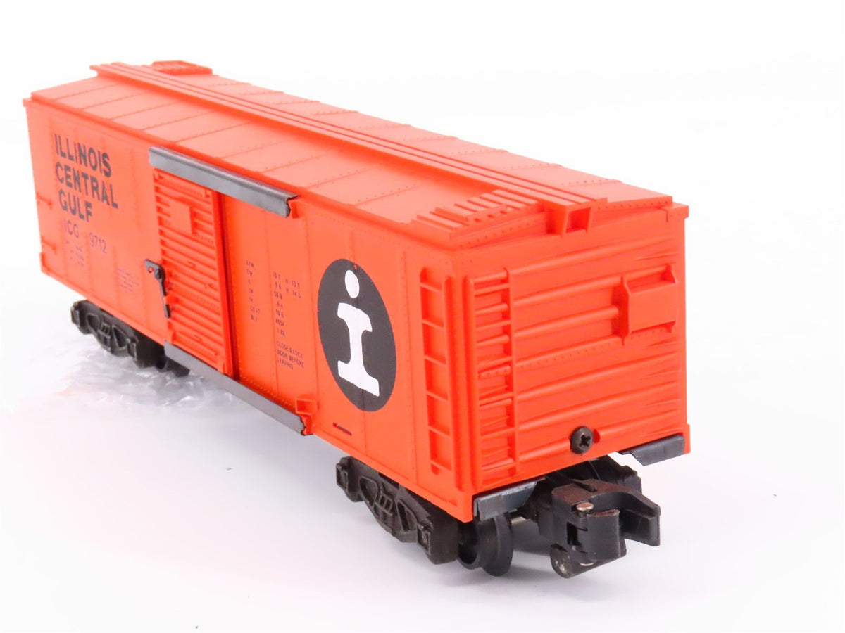 S Scale American Flyer 4-9712 IC Illinois Central 40&#39; Boxcar #9712