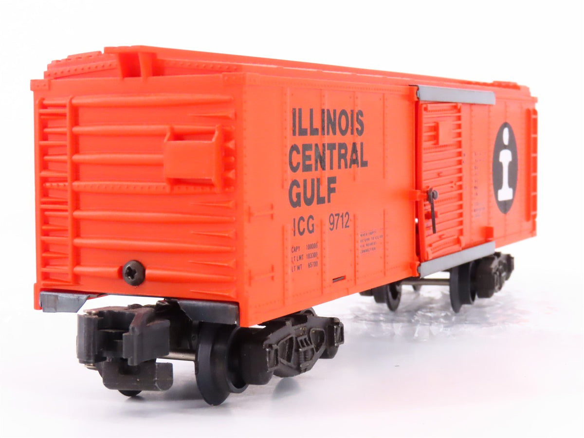 S Scale American Flyer 4-9712 IC Illinois Central 40&#39; Boxcar #9712