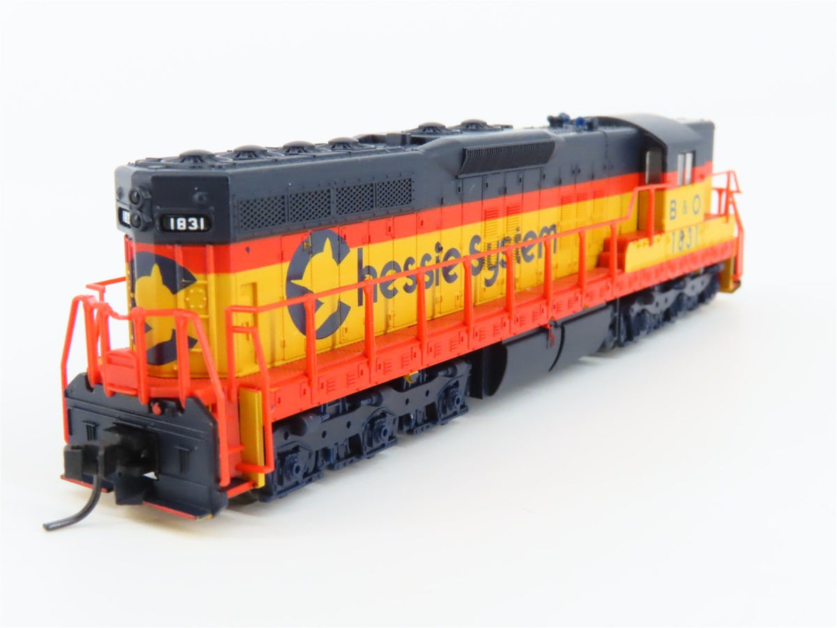 N Scale Atlas B&amp;O Chessie System EMD SD9 Diesel Locomotive #1831