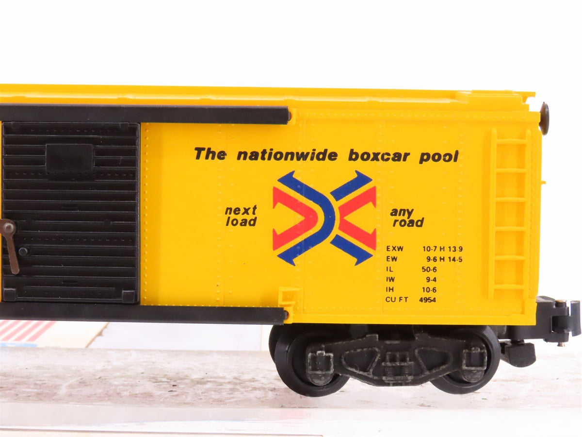 S Scale American Flyer 4-9707 RBOX Railbox 40&#39; Boxcar #9707