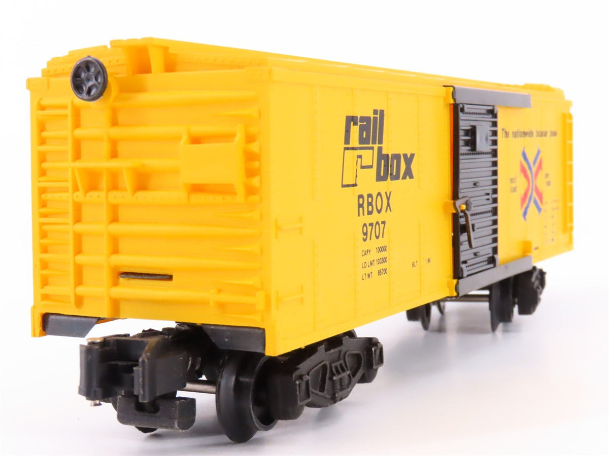 S Scale American Flyer 4-9707 RBOX Railbox 40&#39; Boxcar #9707