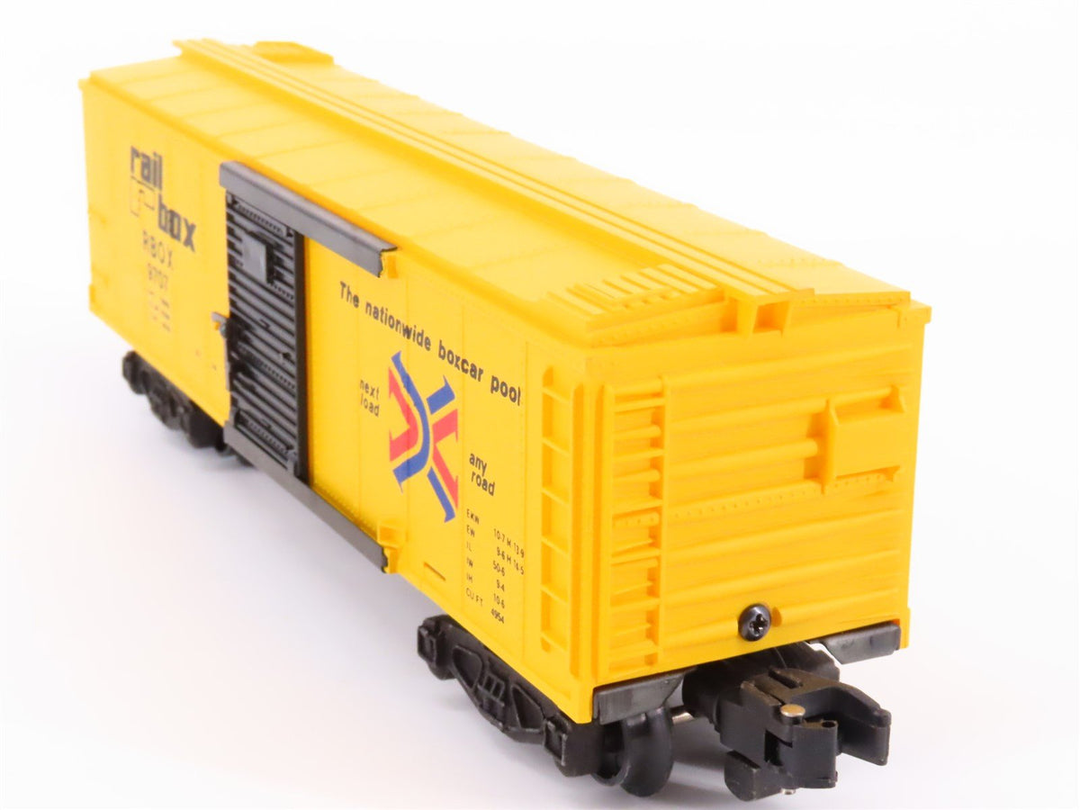 S Scale American Flyer 4-9707 RBOX Railbox 40&#39; Boxcar #9707