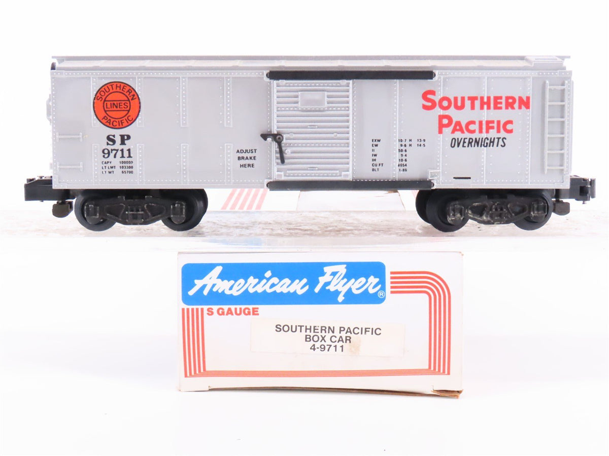 S Scale American Flyer 4-9711 SP Southern Pacific 40&#39; Boxcar #9711