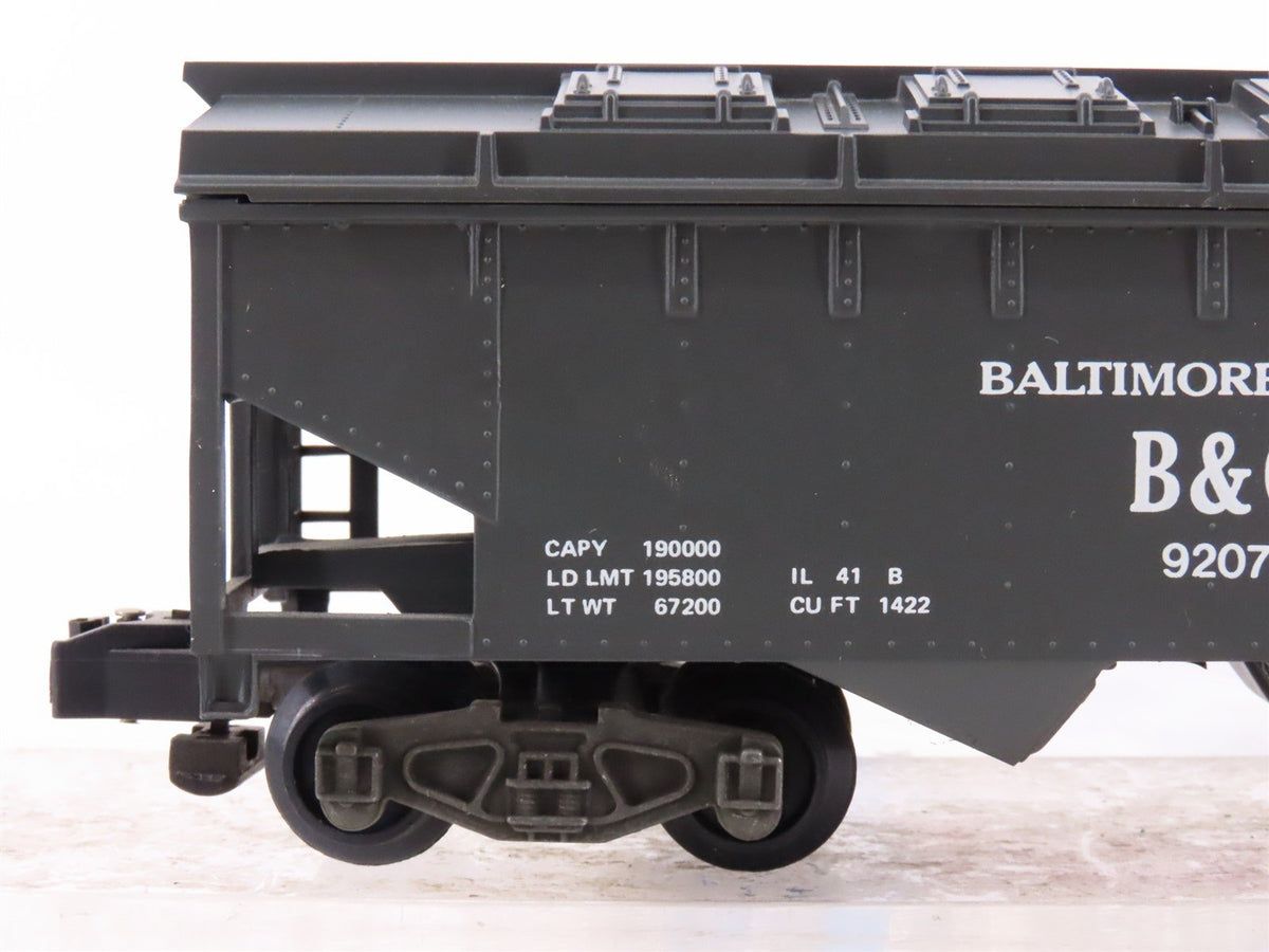 S Scale American Flyer 4-9201 B&amp;O Baltimore &amp; Ohio Covered Hopper Car #9207