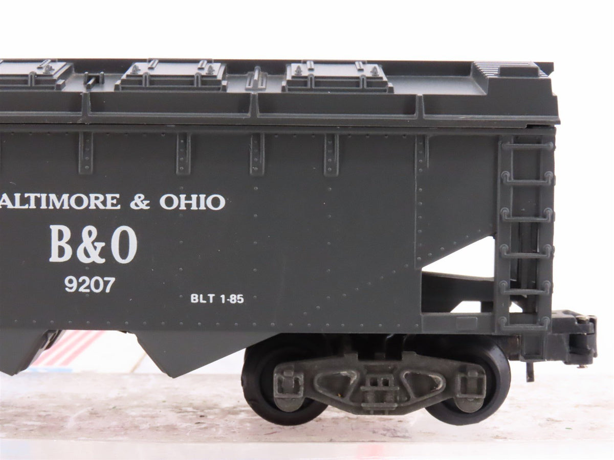 S Scale American Flyer 4-9201 B&amp;O Baltimore &amp; Ohio Covered Hopper Car #9207