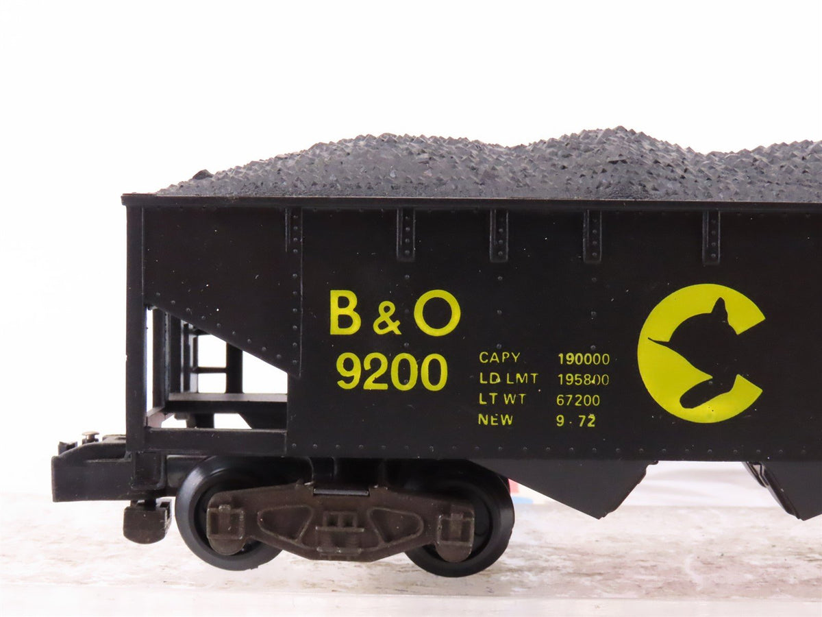 S Scale American Flyer 4-9200 B&amp;O Chessie System Open Hopper Car #9200