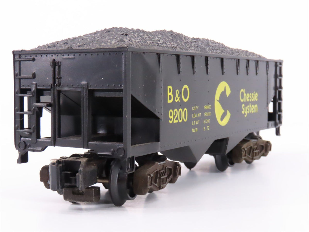 S Scale American Flyer 4-9200 B&amp;O Chessie System Open Hopper Car #9200