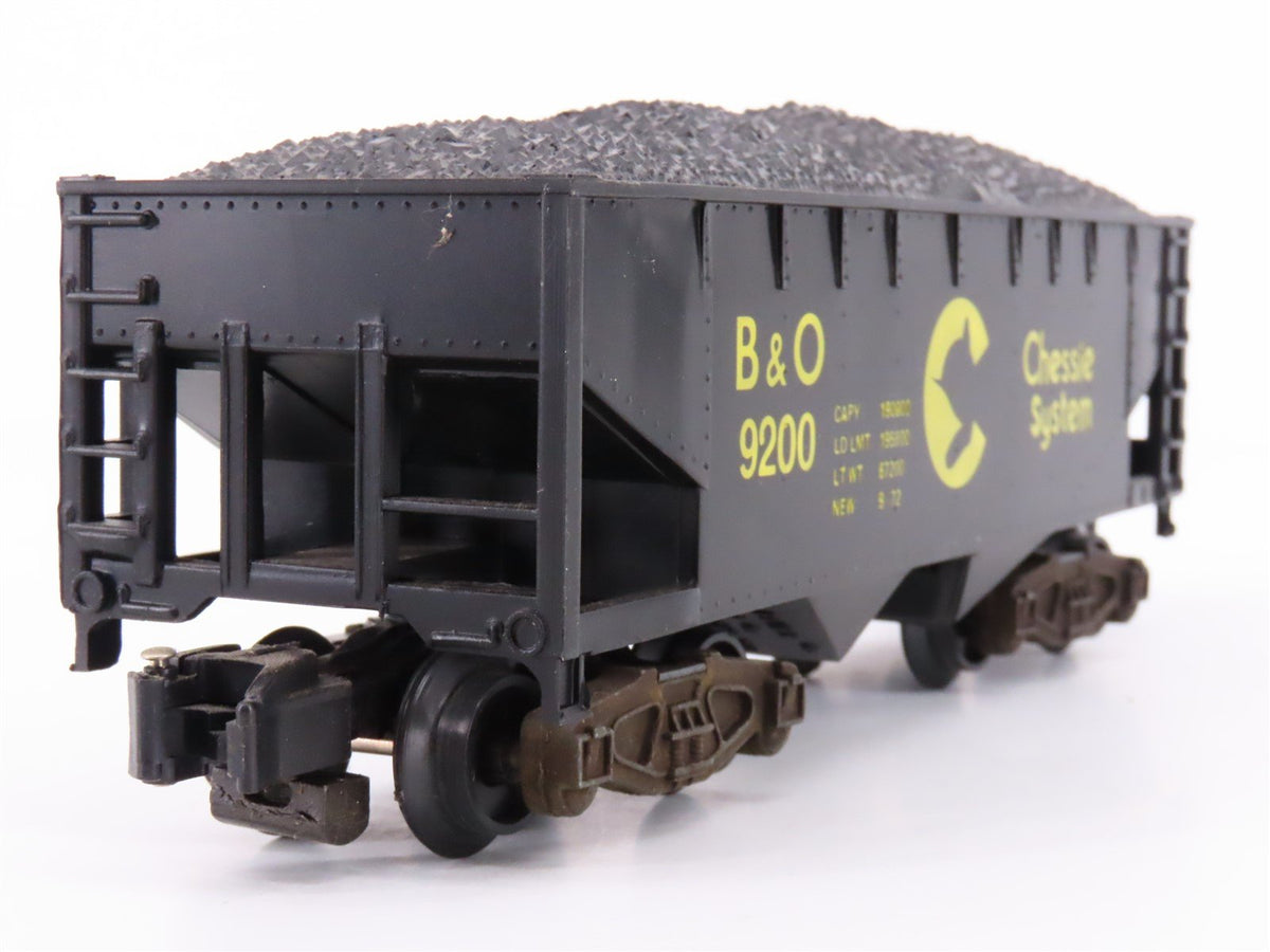 S Scale American Flyer 4-9200 B&amp;O Chessie System Open Hopper Car #9200