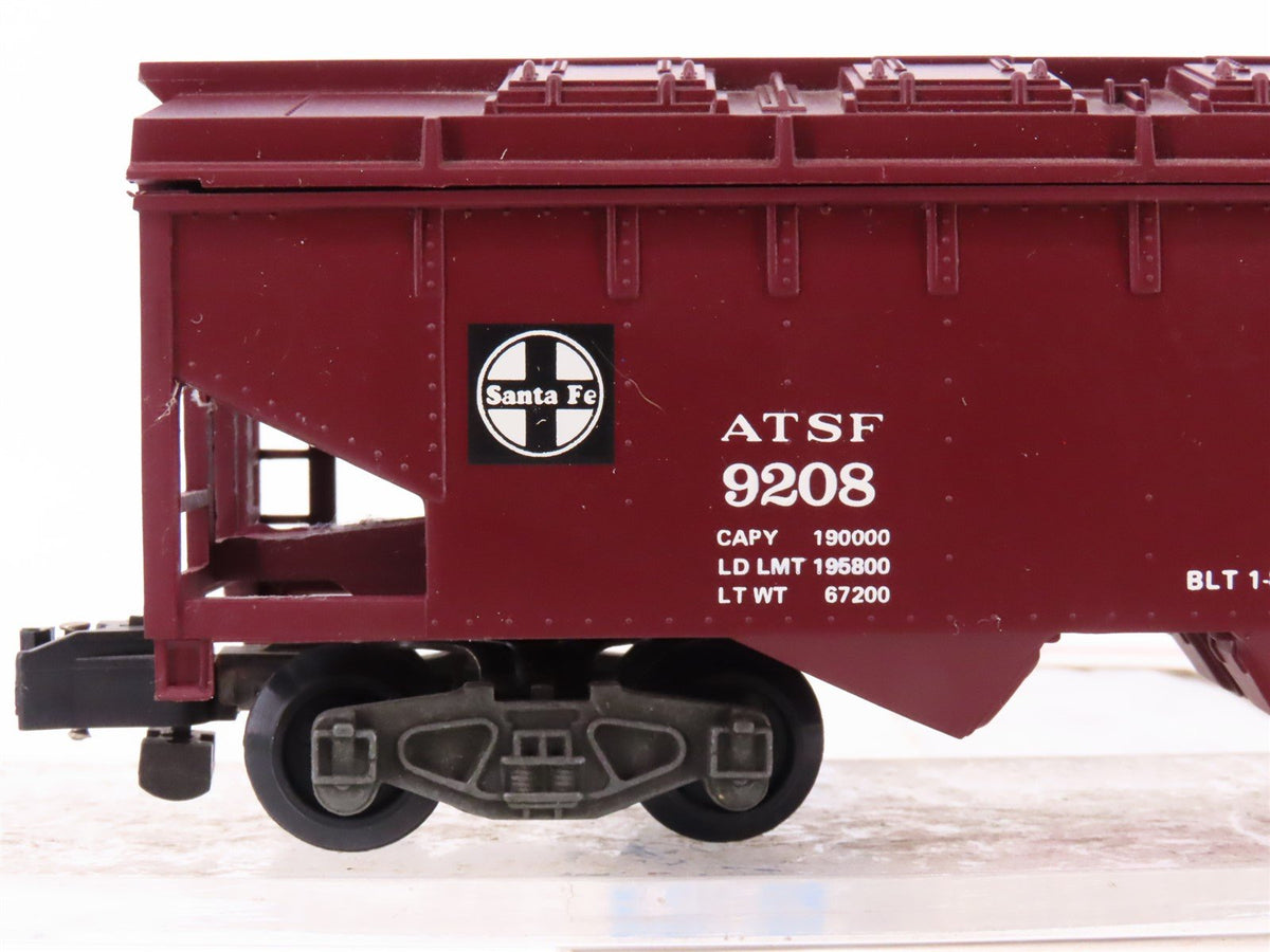 S Scale American Flyer 4-9208 ATSF Santa Fe Covered Hopper Car #9208