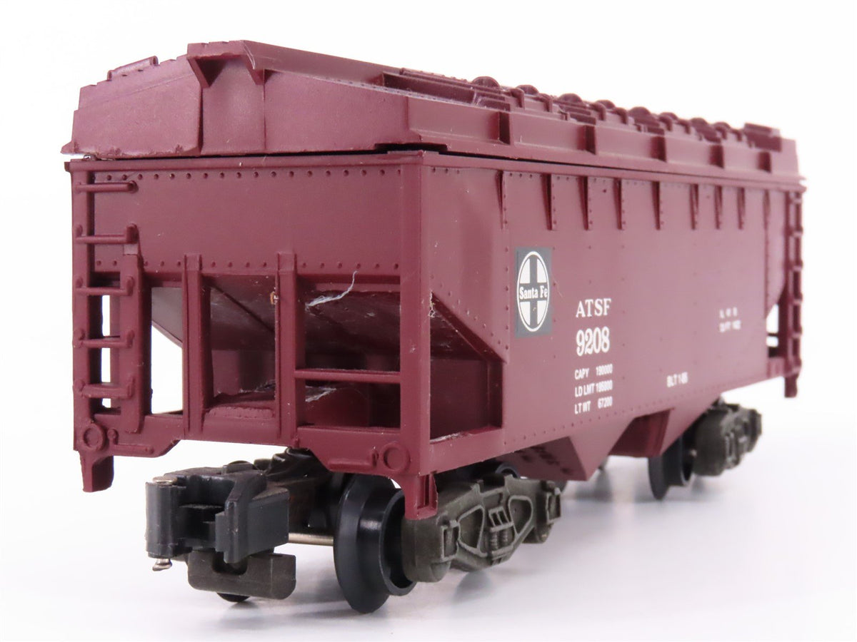 S Scale American Flyer 4-9208 ATSF Santa Fe Covered Hopper Car #9208