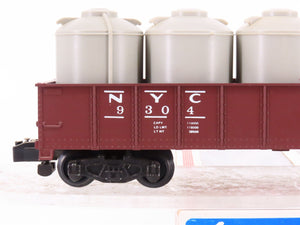 S Scale American Flyer 4-9304 NYC New York Central Gondola Car #9304 wCanisters