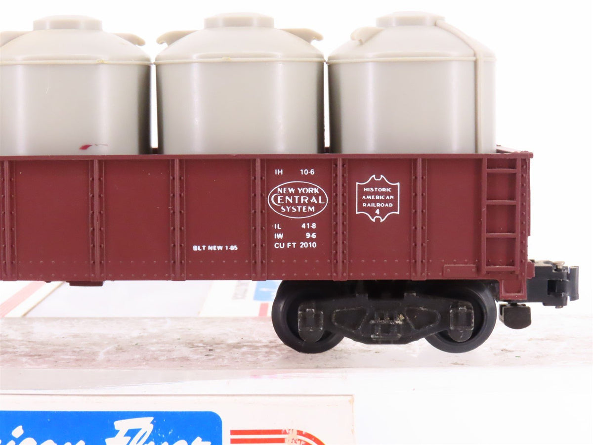 S Scale American Flyer 4-9304 NYC New York Central Gondola Car #9304 wCanisters