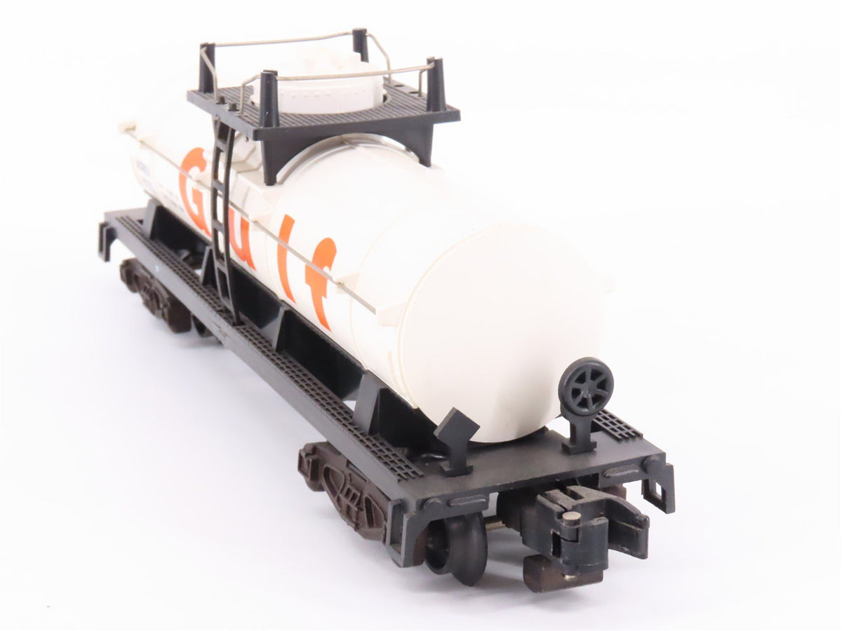 S Scale American Flyer 4-9100 WRNX Gulf Oil Single Dome Tankcar #9100