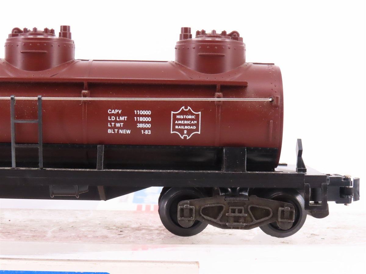 S Scale American Flyer 4-9104 B&amp;M Boston &amp; Maine 3 Dome Tankcar #9104