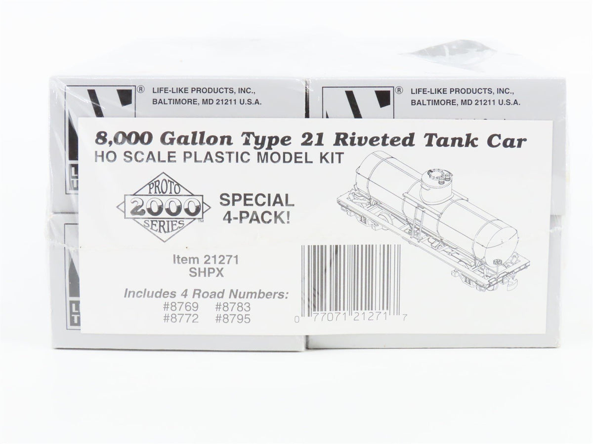 HO Scale PROTO 2000 Kit #21271 SHPX Single Dome Tank Car 4-Pack Sealed