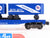 S Scale American Flyer 6-48502 Wabash Railway Flatcar #48502 w2 WAB Trailers