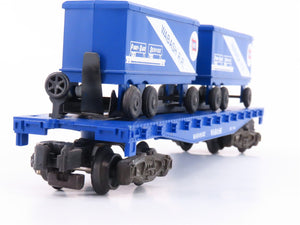 S Scale American Flyer 6-48502 Wabash Railway Flatcar #48502 w2 WAB Trailers