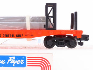 S Scale American Flyer 6-48505 ICG Railway Bulkhead Flatcar #8505 wBeam Load