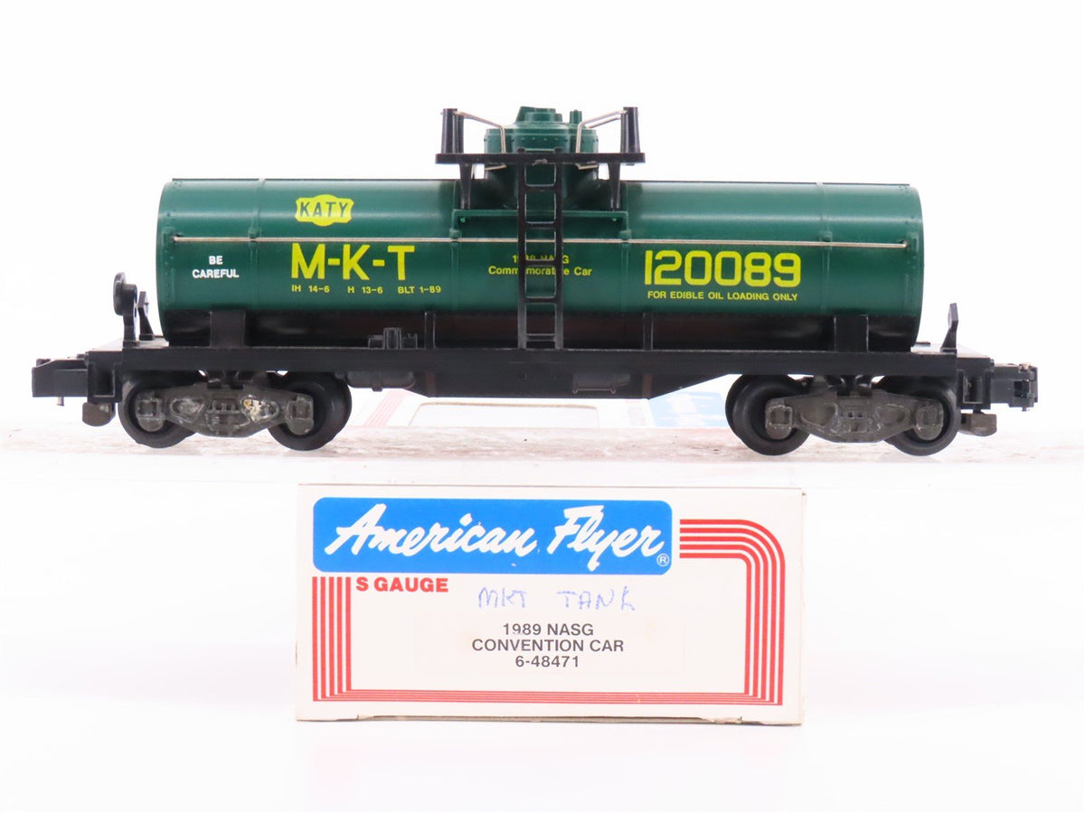 S Scale American Flyer 6-48471 MKT Katy Railway Single Dome Tankcar #120089