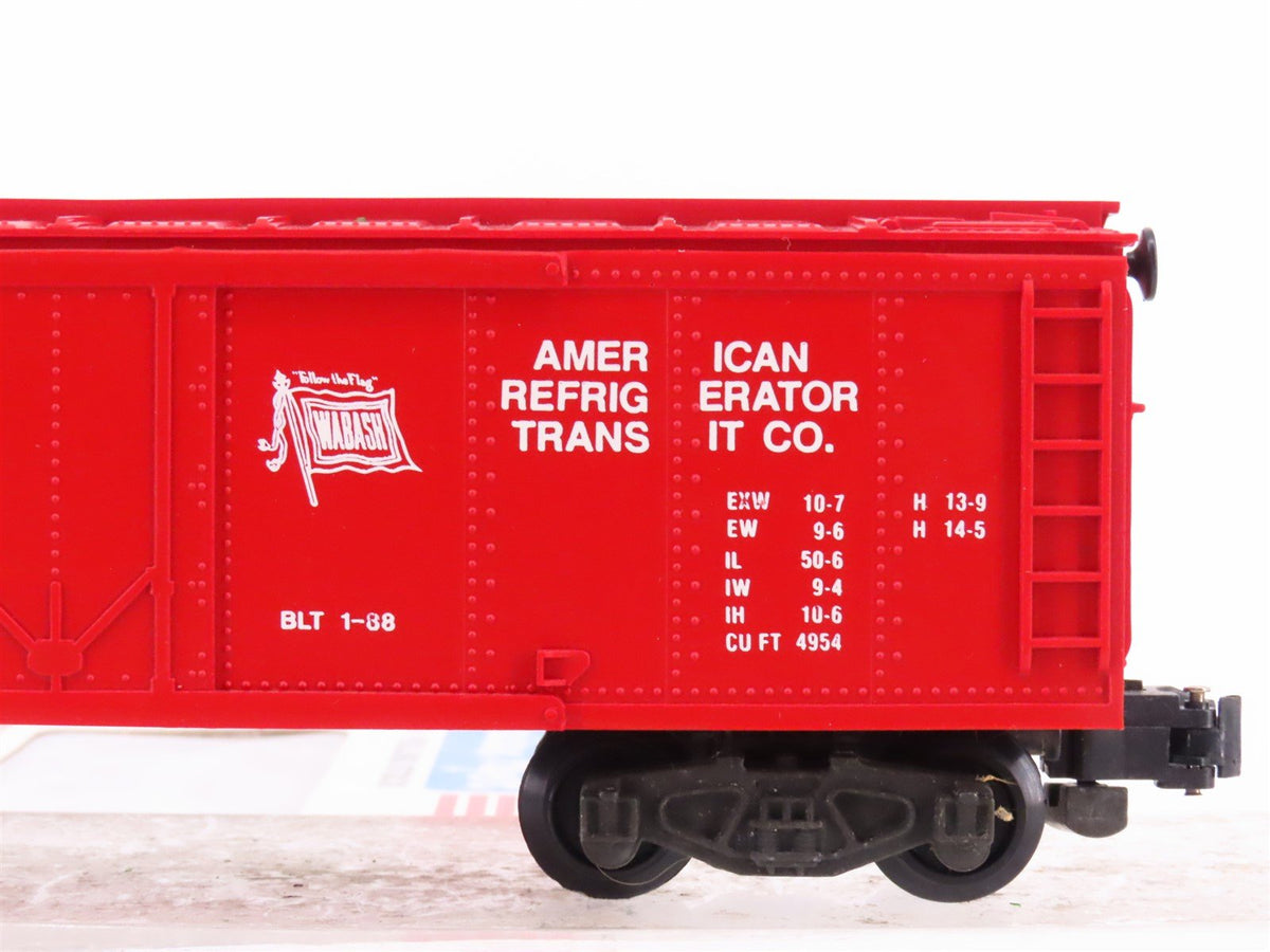 S Scale American Flyer 6-48800 ART American Reefer Wabash Reefer Car #48800