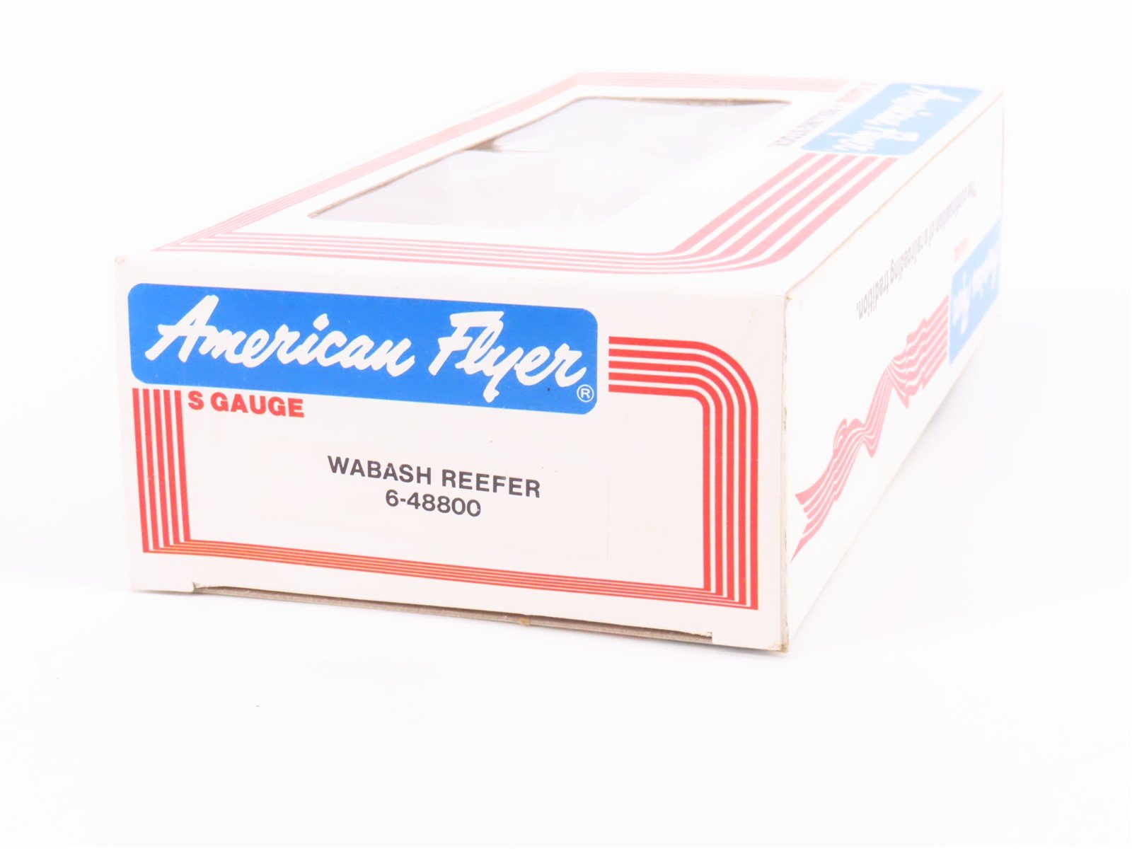 S Scale American Flyer 6-48800 ART American Reefer Wabash Reefer Car #48800