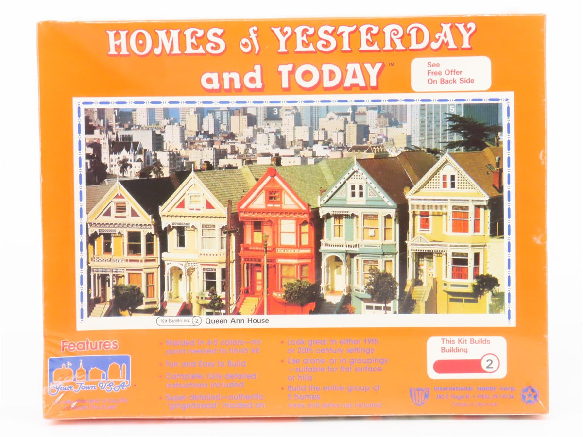 HO 1/87 IHC Kit No. 100-2 Homes of Yesterday &amp; Today- Queen Ann House - Sealed