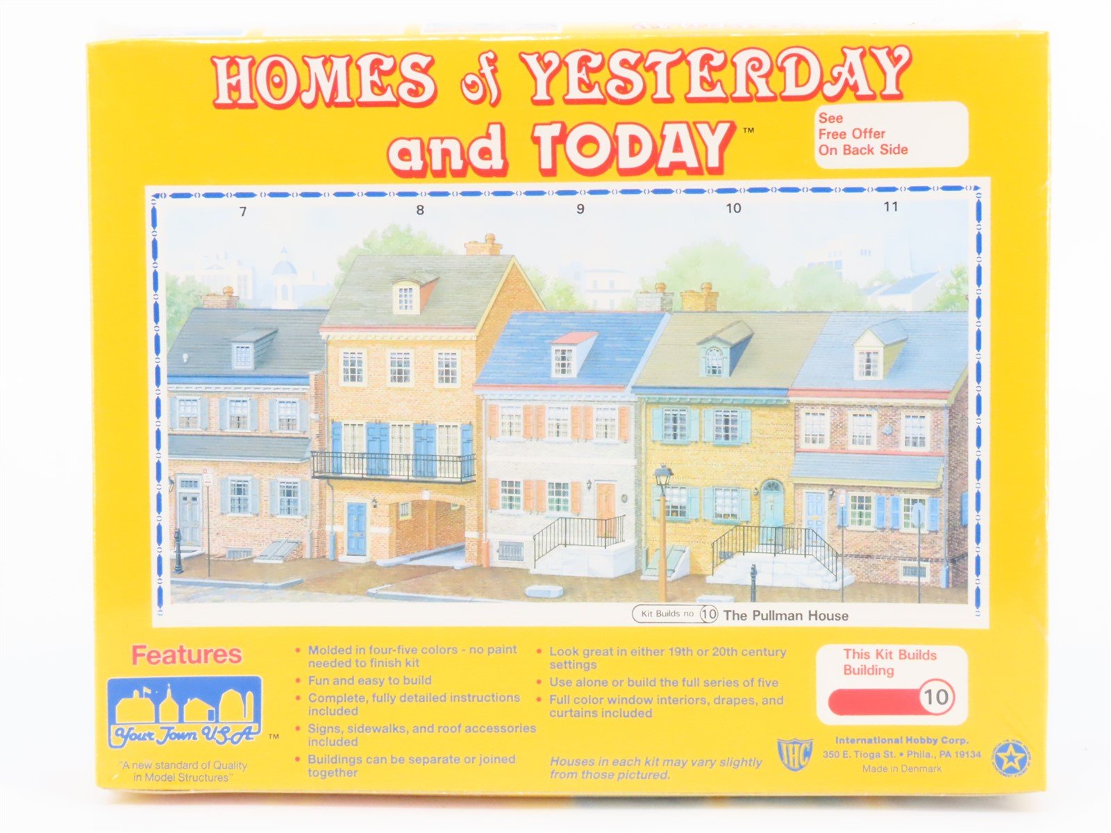 HO 1/87 IHC Kit No. 100-10 Homes of Yesterday & Today- Pullman House - Sealed